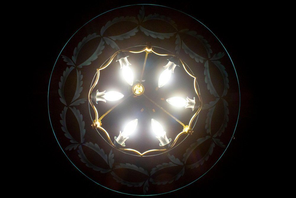 4403.0 Ceiling Light By Pietro Chiesa For Fontana Arte, Italy, 1940s photo