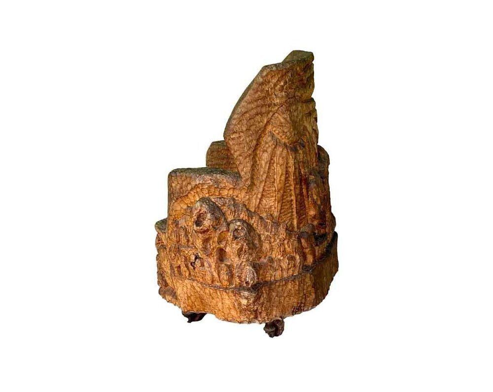 Tanzanian Brutalist Sculptural Primitive Chair, 1960s photo for sale