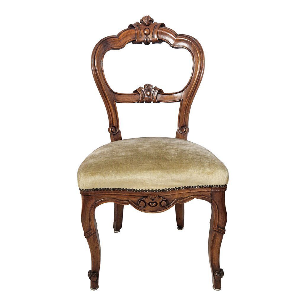 Louis Philippe Style Wooden Chair, 1960s photo 2142.0