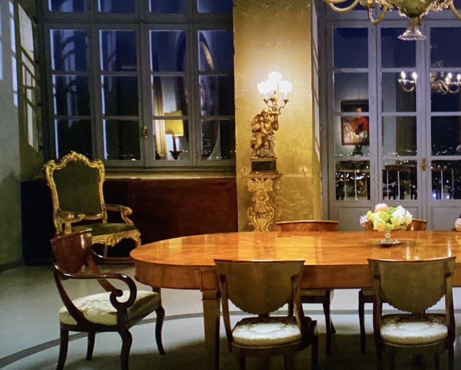 Italian Dining Chairs With Armchairs, 1790s, Set Of 10 photo for sale