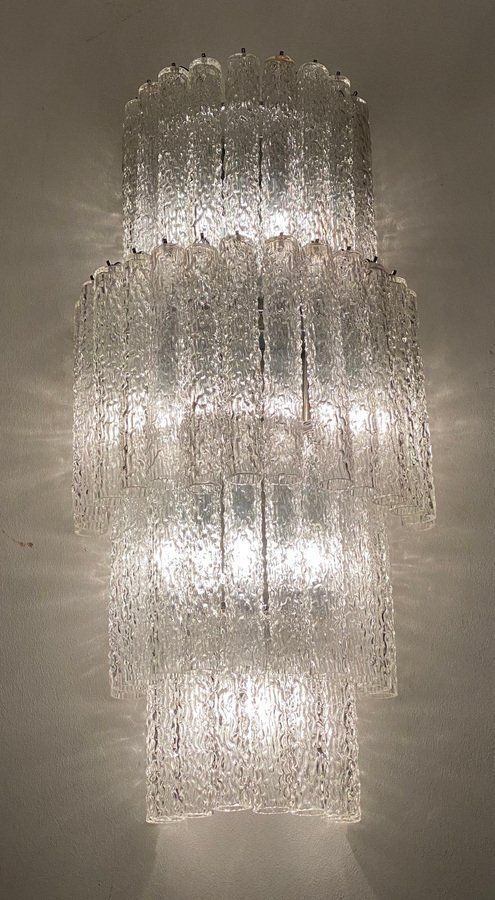 18238.0 Murano Glass Chandelier By Gino Poli For Aureliano Toso photo