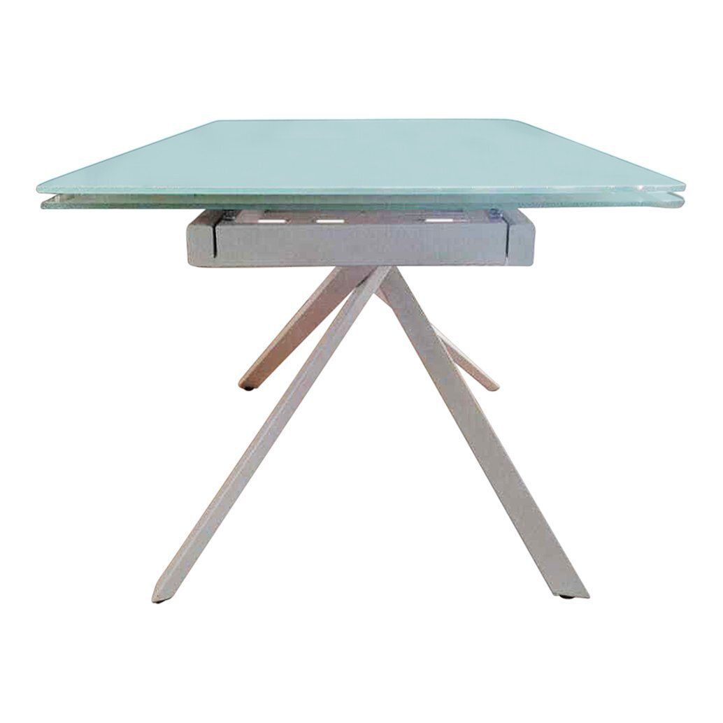 Extendable Glass Dining Table, 1980s photo vinterior