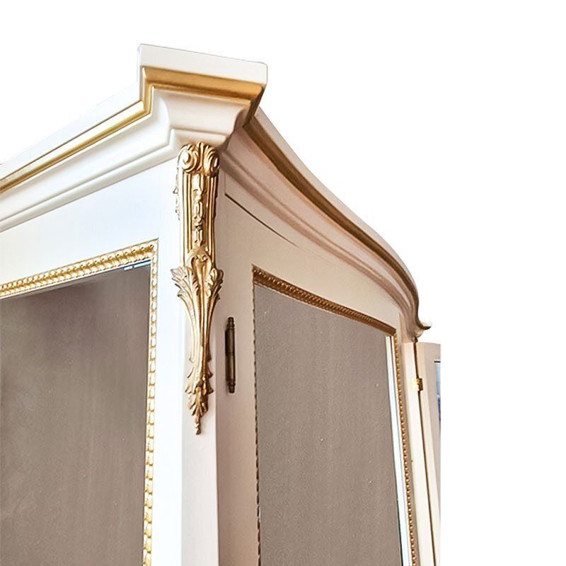 Ivory And Gold Display Cabinet, 1990s photo vinterior