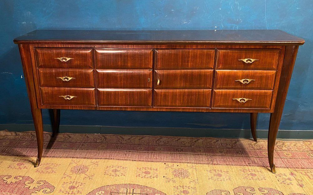 Italian Bar Cabinet Attributed To Paolo Buffa, 1950s photo vinterior