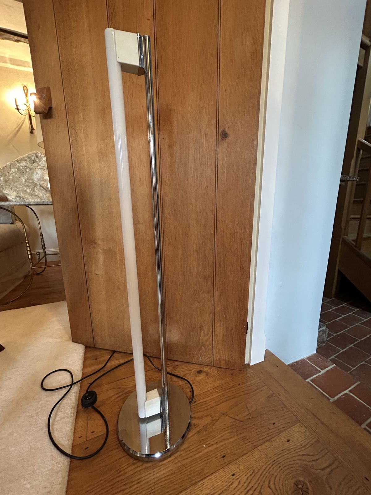 Eileen Gray For Alivar   Iconic Tube Floor Lamp photo for sale