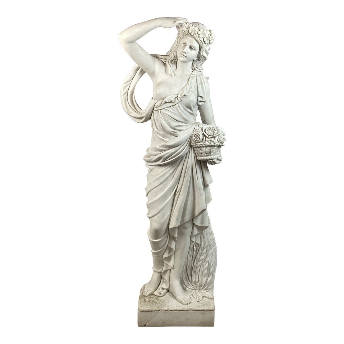 Italian Artist, Four Seasons Statues, Marble, Set Of 4 photo for sale