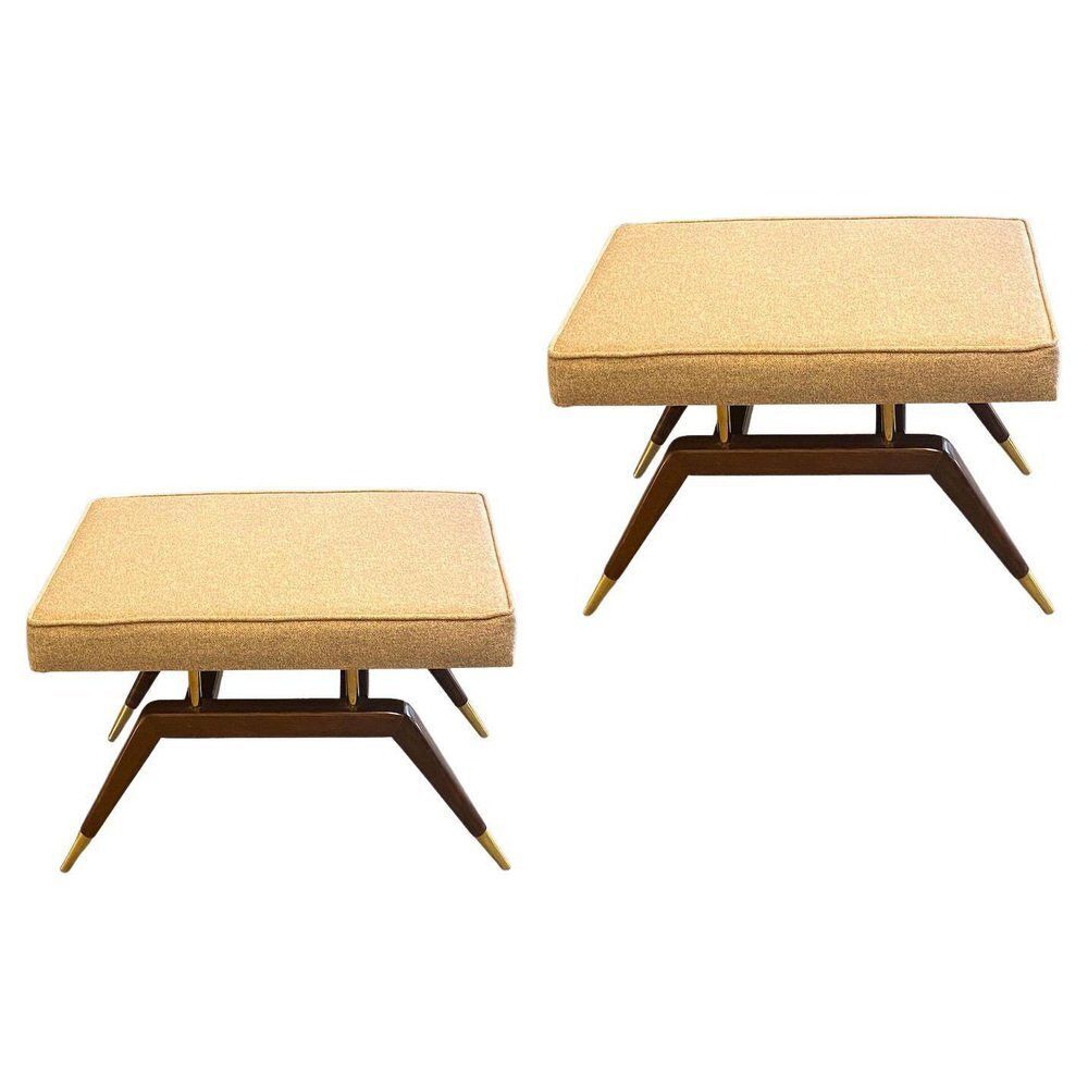 Set Of Window Benches Or Settees In The Style Of Gio Ponti, 1990s