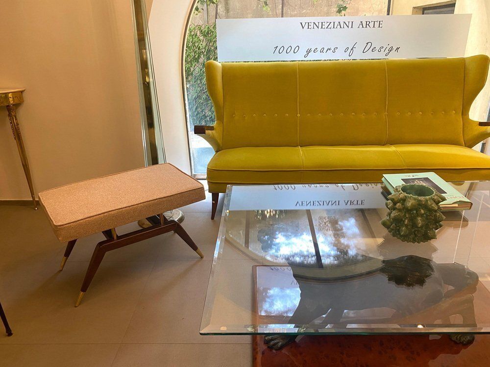 Set Of Window Benches Or Settees In The Style Of Gio Ponti, 1990s photo vinterior