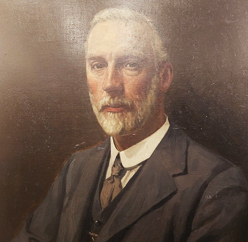 Portrait Of A Man, 1960s, Oil On Canvas photo Art