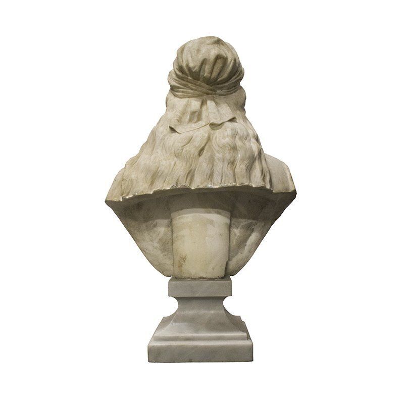 Bust Of A Woman, 1800s, Marble photo Art