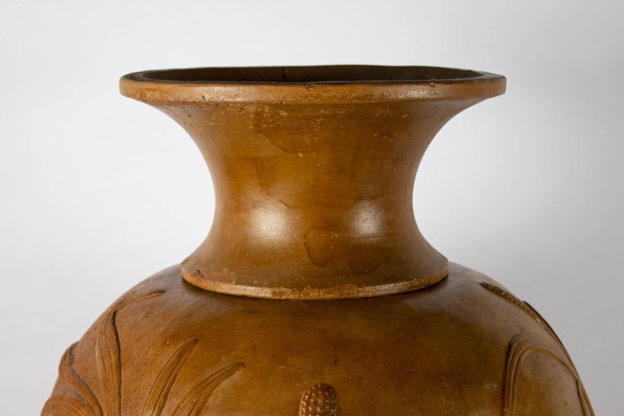 Liberty Monumental Terracotta Vases, 1920, Set Of 2 photo vinterior