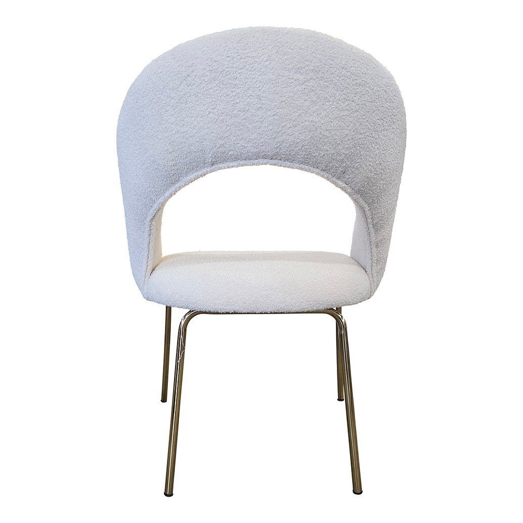 White Bloucle Chair, 1980s photo for sale