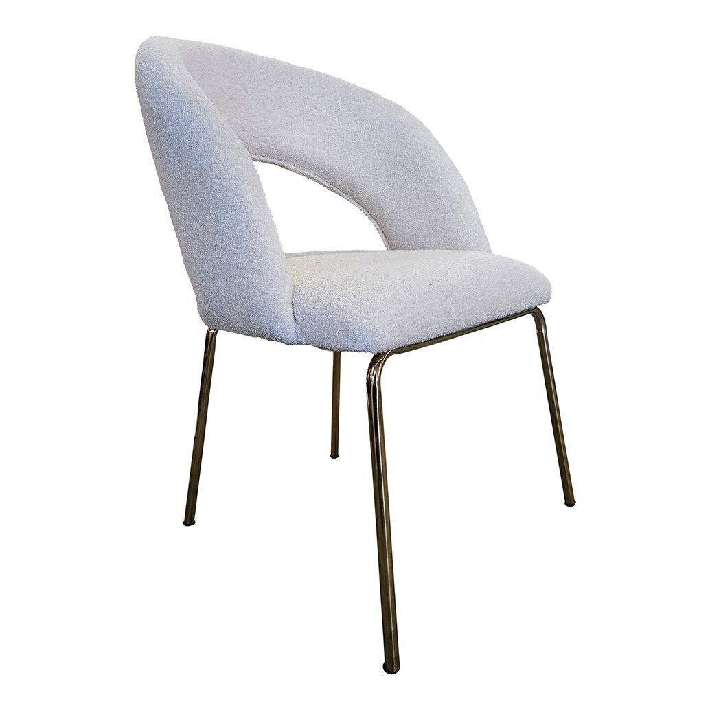 White Bloucle Chair, 1980s photo vinterior