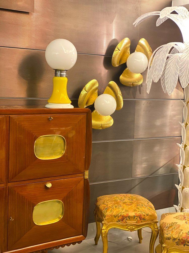 photo for sale Mid Century Italian Sconces In The Style Of T. Barbi, 1960s, Set Of 10