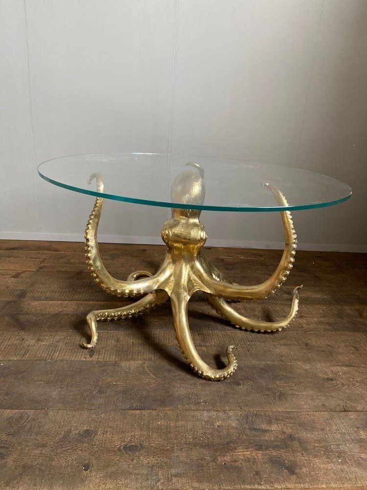 photo for sale Sculptural Gilt Bronze Center Or Dining Table