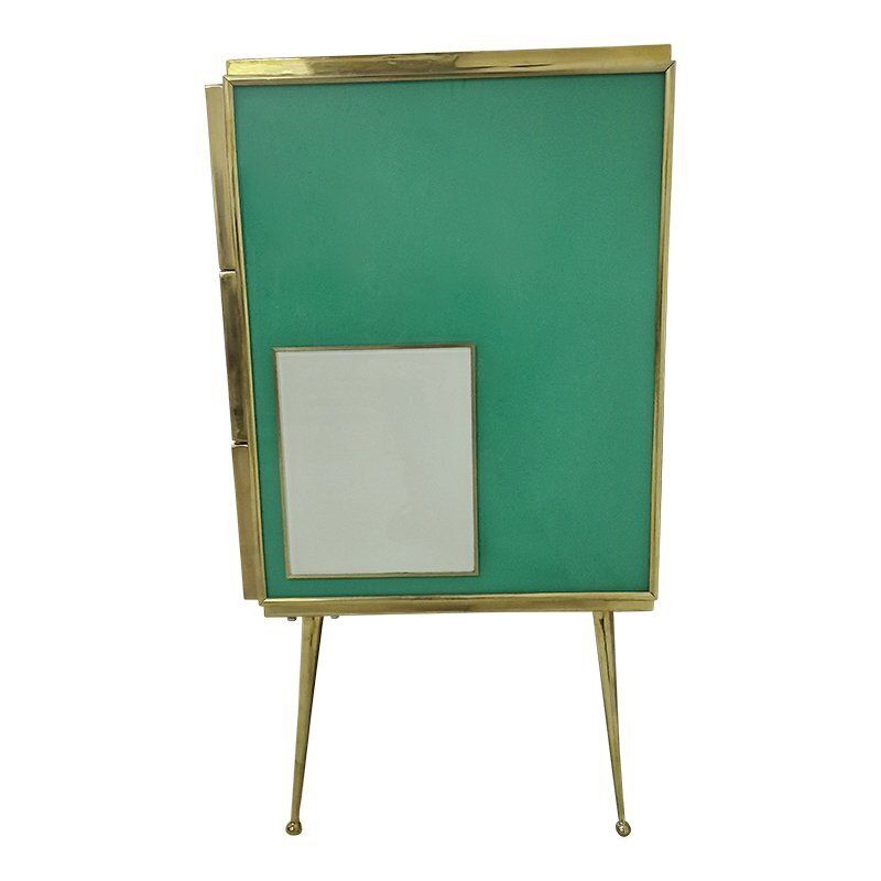 Three Drawer Glass Dresser, 1990s photo vinterior