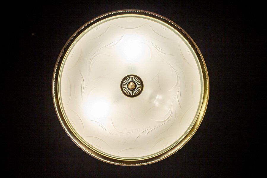 photo buy Mid Century Ceiling Fixture Or Pendant By Luigi Brusotti, Italy, 1940