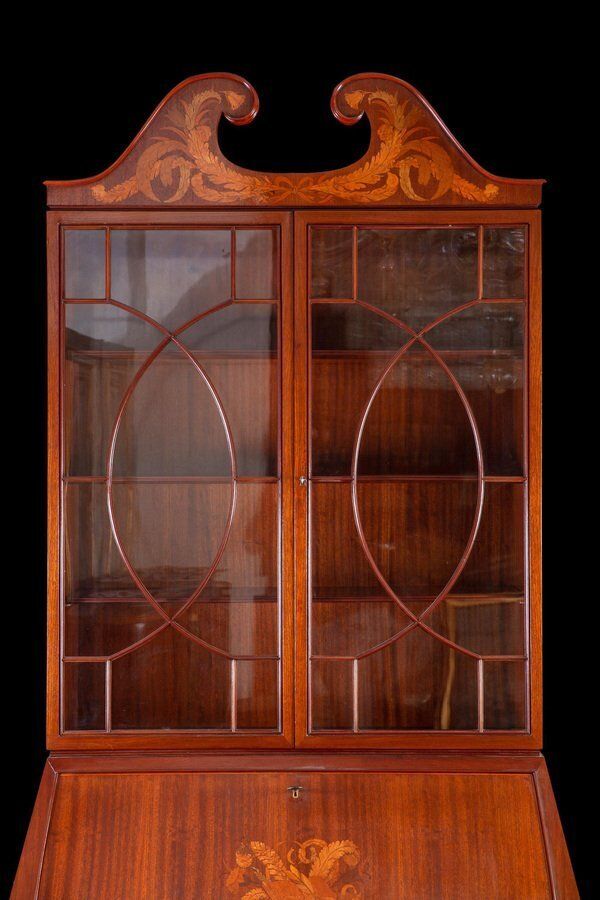 Mid Century Trumeau Bookcase Or Cabinet By Paolo Buffa, 1940 photo vinterior