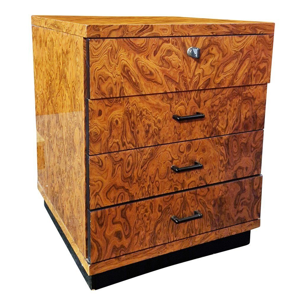 Small Chest Of Drawers In Thuja Root, 1980s photo for sale
