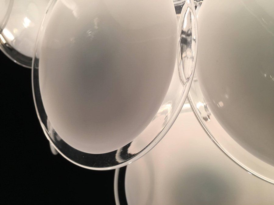 Disc Murano Chandeliers From Vistosi, 1970s, Set Of 4 photo buy