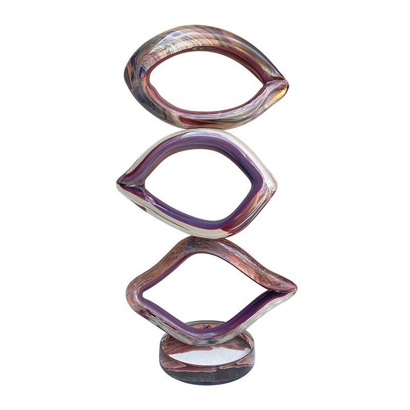 20th Century Abstract Sculpture Attributed To The Master Alessandro Barbaro, Murano, 1980s photo furniture