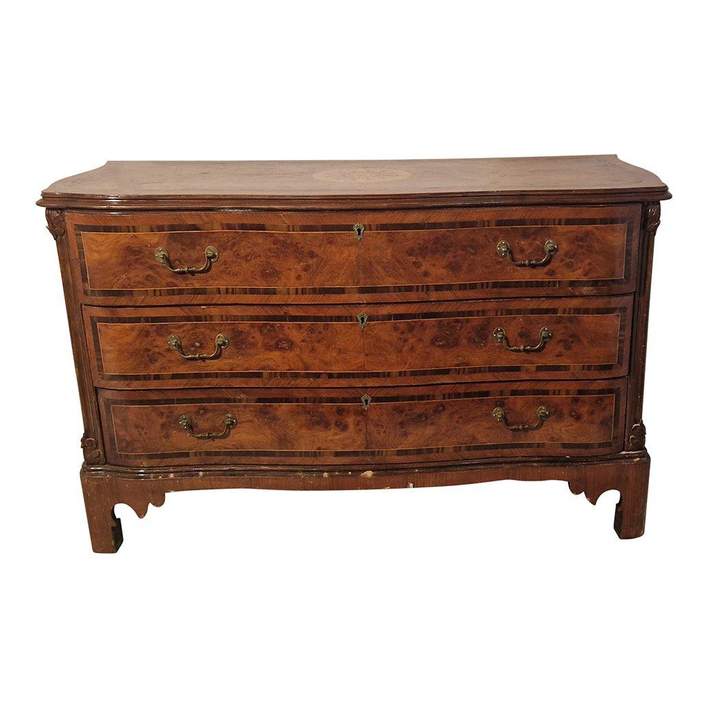 Dresser With Three Drawers, Italy, Early 20th Century