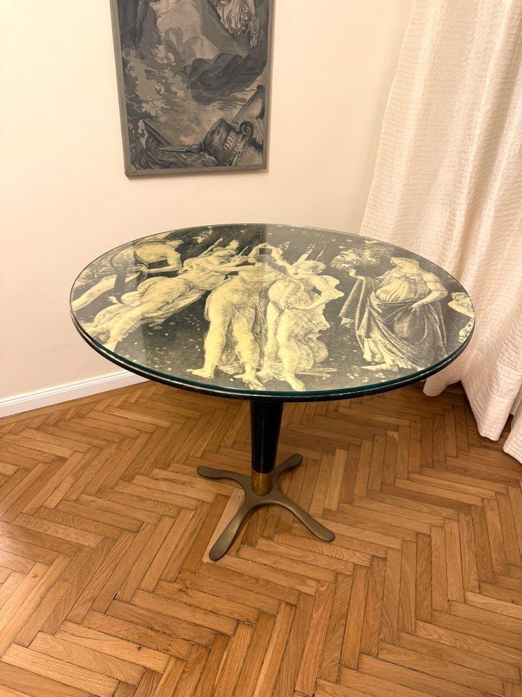 Mid Century Center Table Or Occasional Table Attributed To Osvaldo Borsani, 1950s photo vinterior