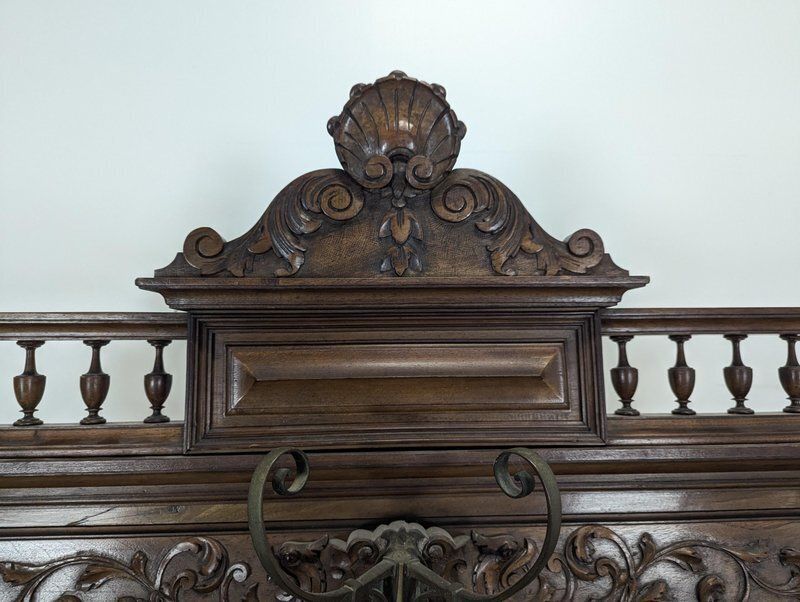 Furniture Walnut Cloakroom, Late 19th Century photo