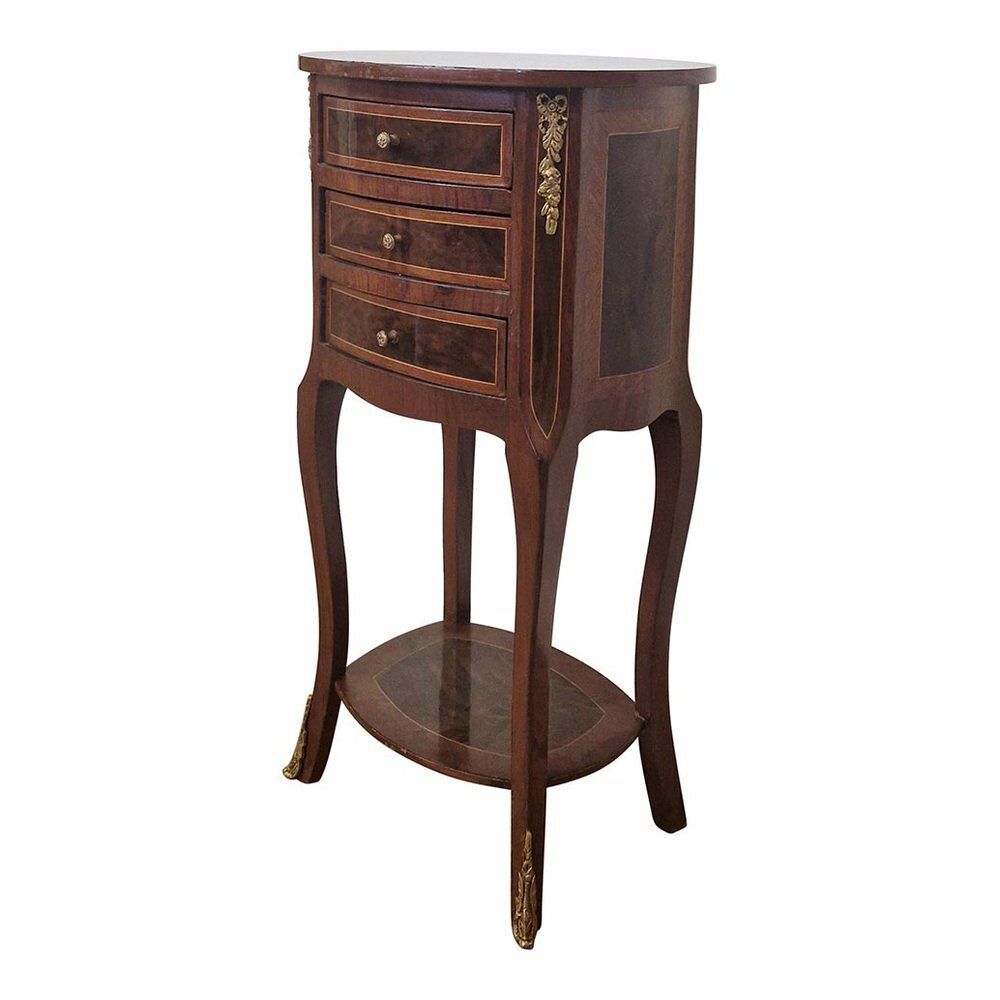 Oval Shaped French Guéridon In Walnut, 1980s photo 1140.0