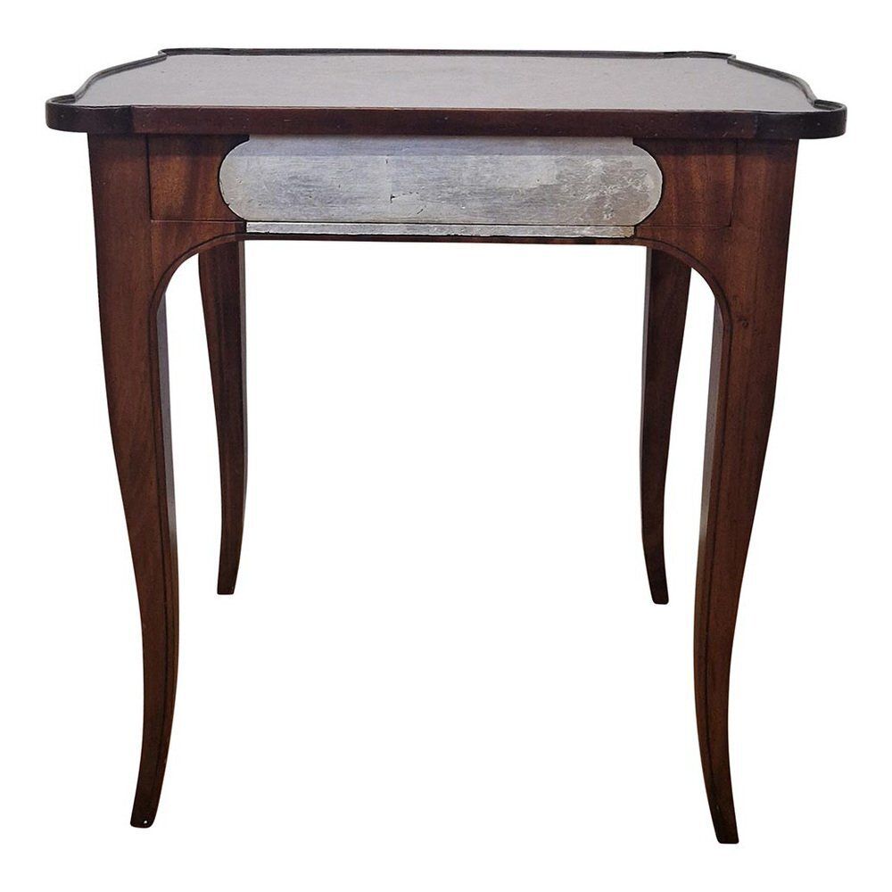 Wooden Coffee Table With Inlaid Top, 1980s photo furniture