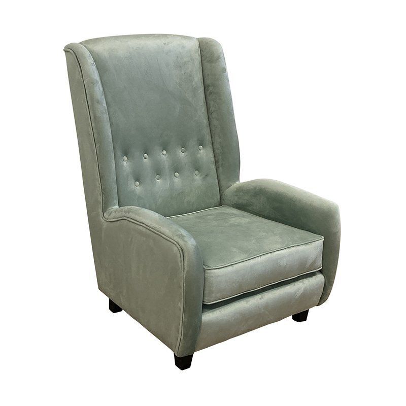Set Of Lounge Chairs In Green Velvet, 1950s photo 3029.0