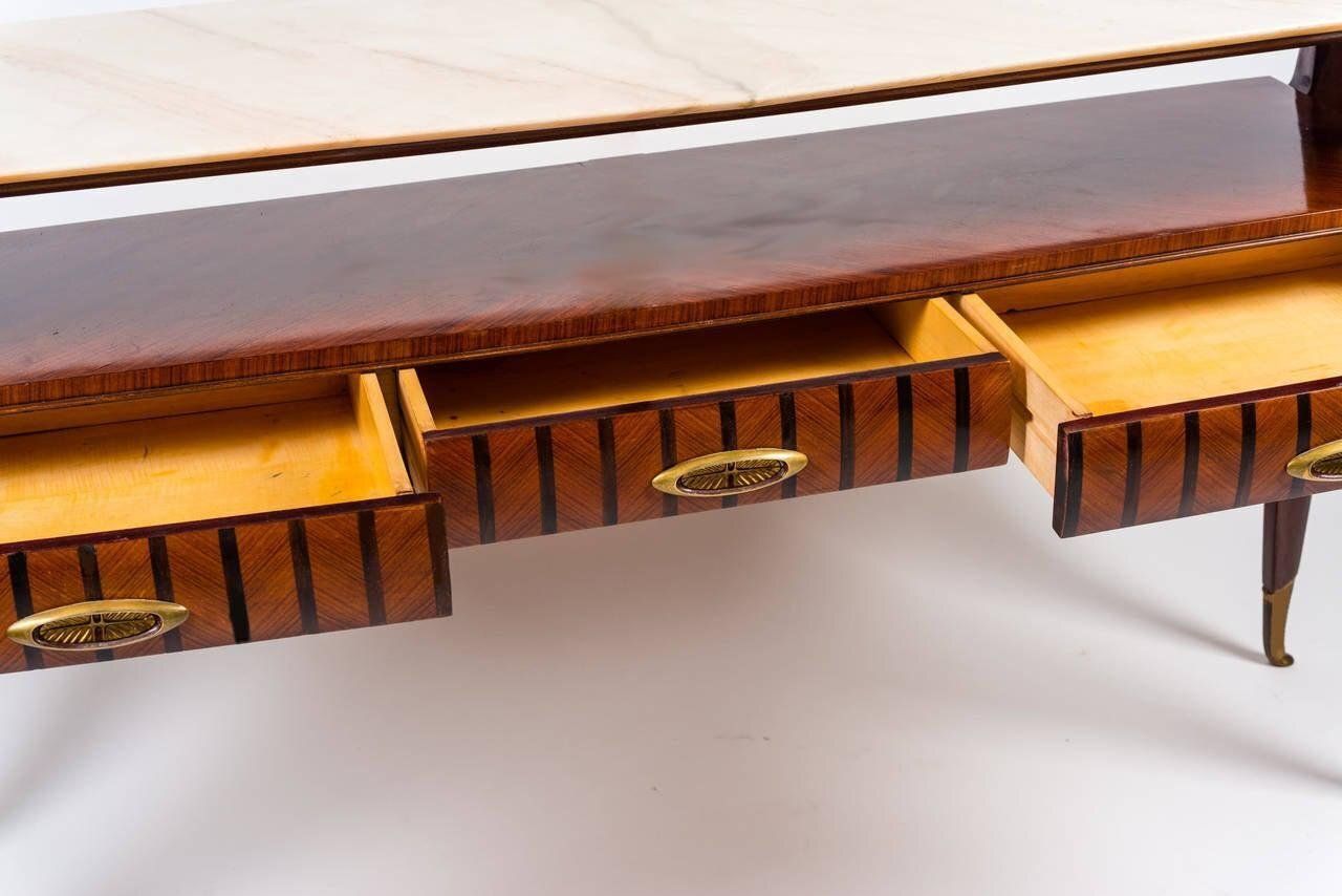 Mid Century Italian Console Table In The Style Of Paolo Buffa, 1950s photo Furniture