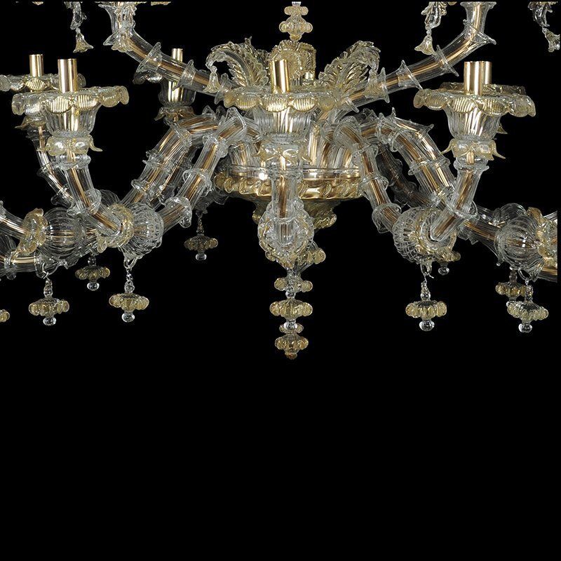 Murano Glass Boat Chandelier, 1970s photo 11980.0