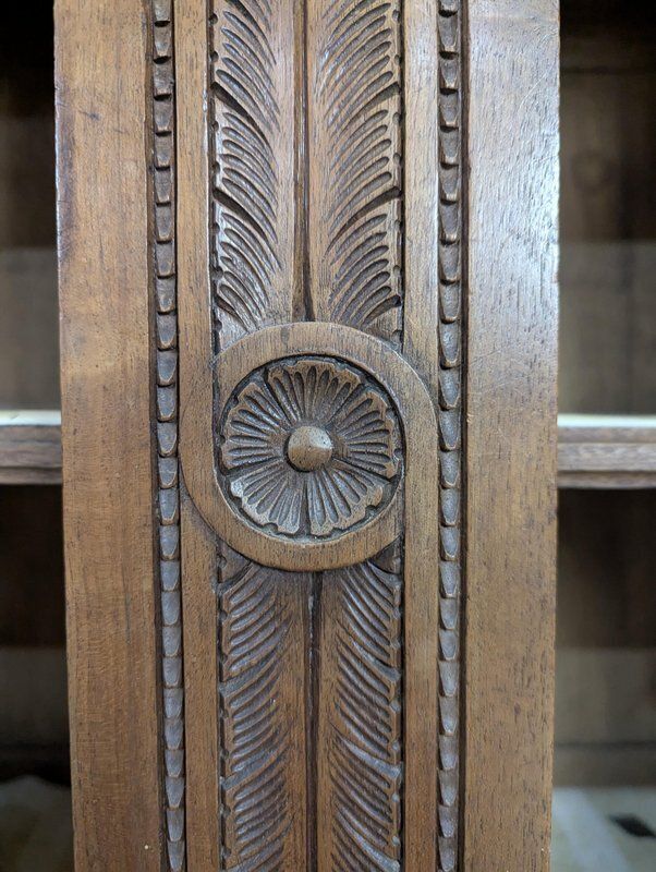 897.0 Renaissance Style Walnut Buffet By Mercier photo