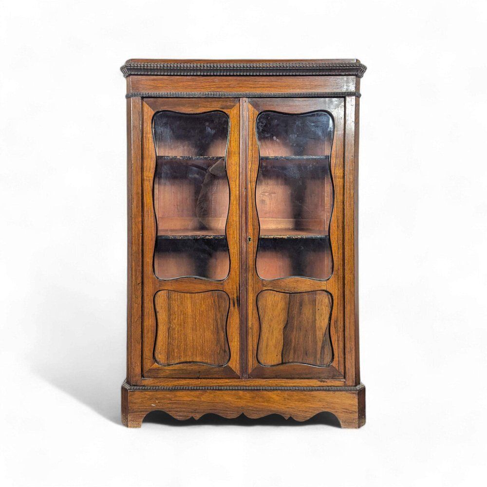 Antique Napoleon III Library In Wood