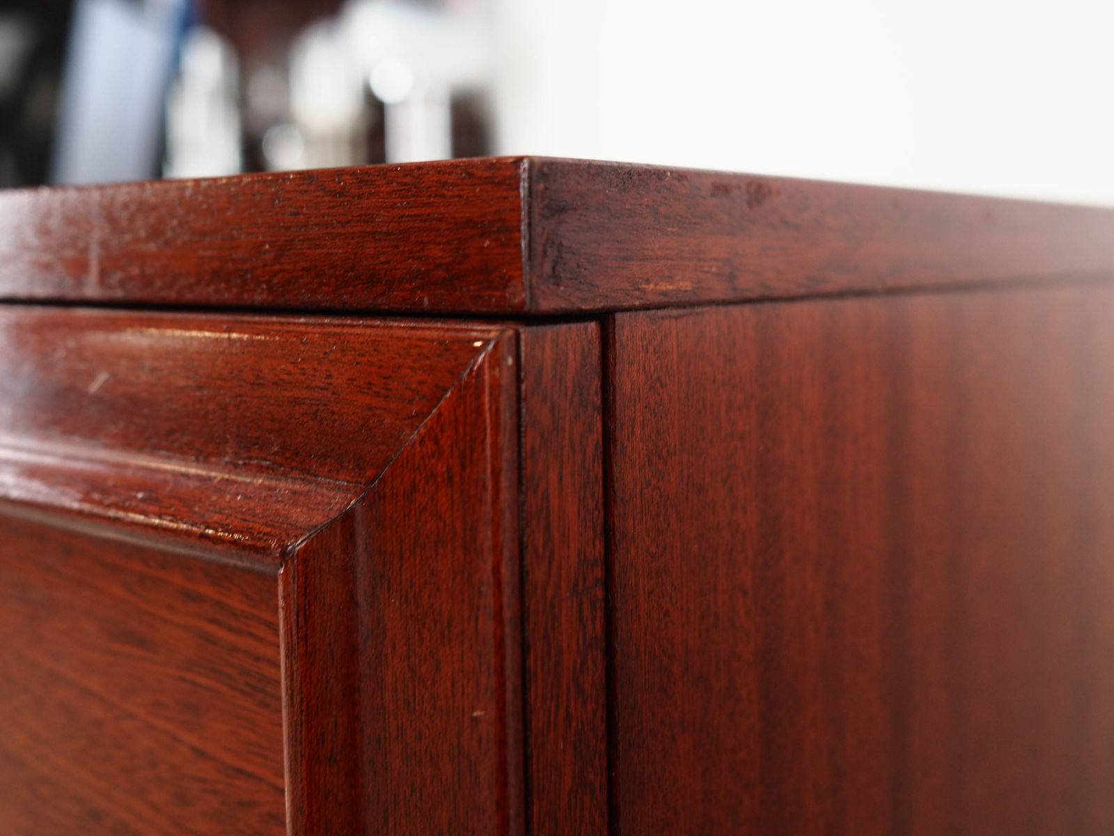 photo furniture Mahogany Chest Of Drawers, Danish Design, 1980s, Production: Denmark