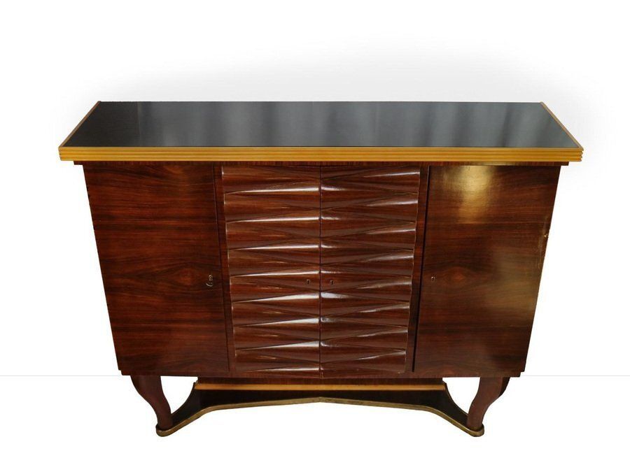 Italian Art Deco Dry Bar Cabinet By Michele Merighi, 1940 photo Furniture