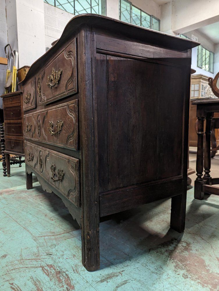 Louis XIV Chest Of Drawers In Walnut photo for sale