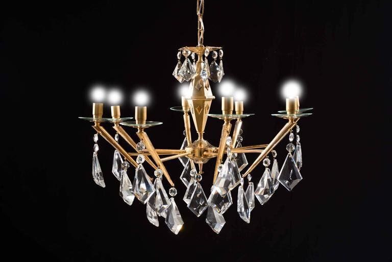 Italian Chandeliers By Gaetano Sciolari, 1980s, Set Of 2 photo furniture