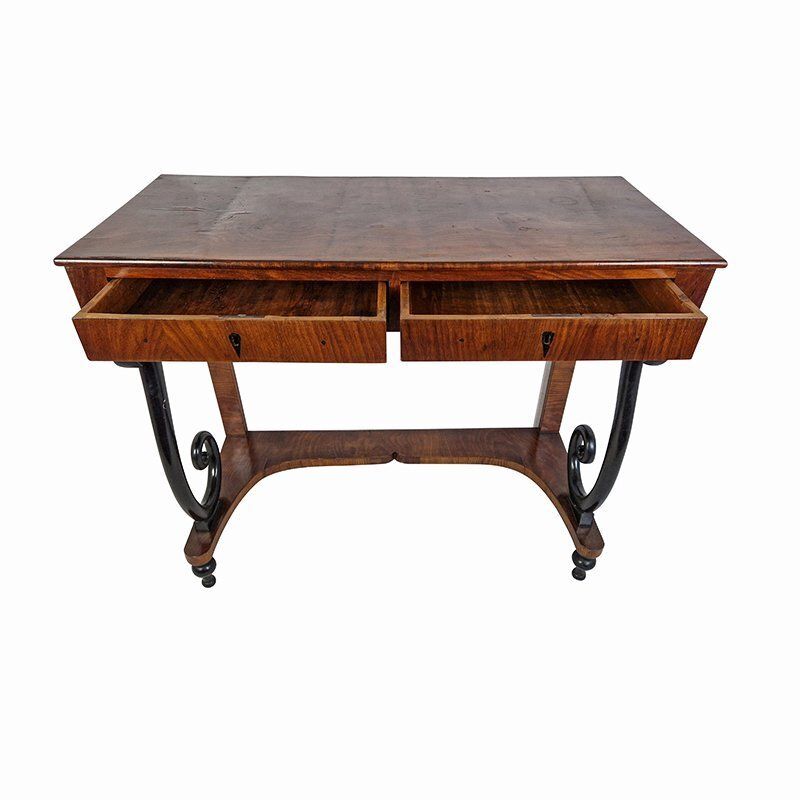 Lacquered Wooden Consoles, Set Of 2 photo for sale