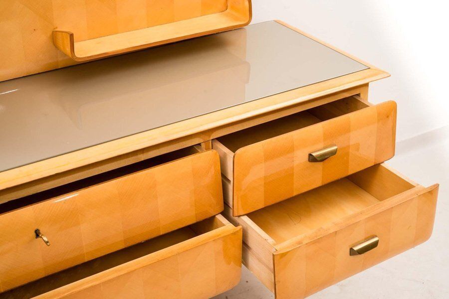 photo buy Italian Maple Wood Dressing Table, 1950s