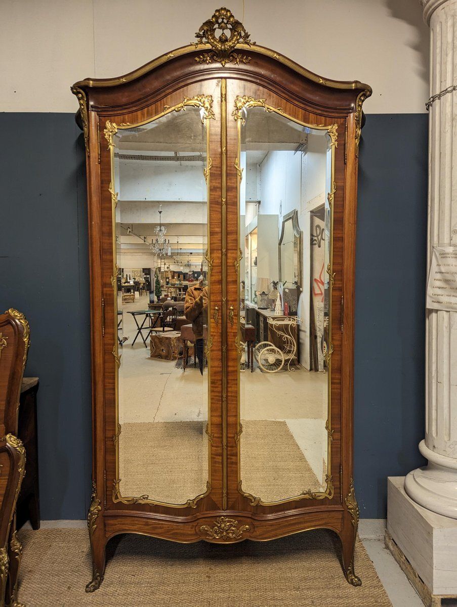 Louis XV Style Bedroom Set In Rosewood, 1890s, Set Of 3 photo furniture