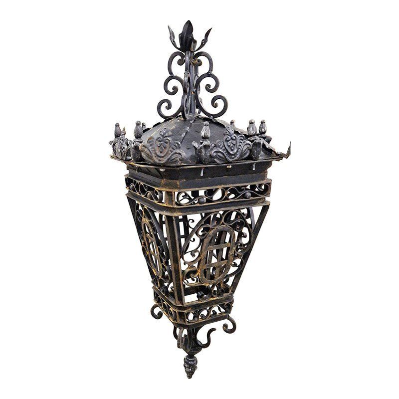 Iron Lanterns, Set Of 2 photo Garden Lighting