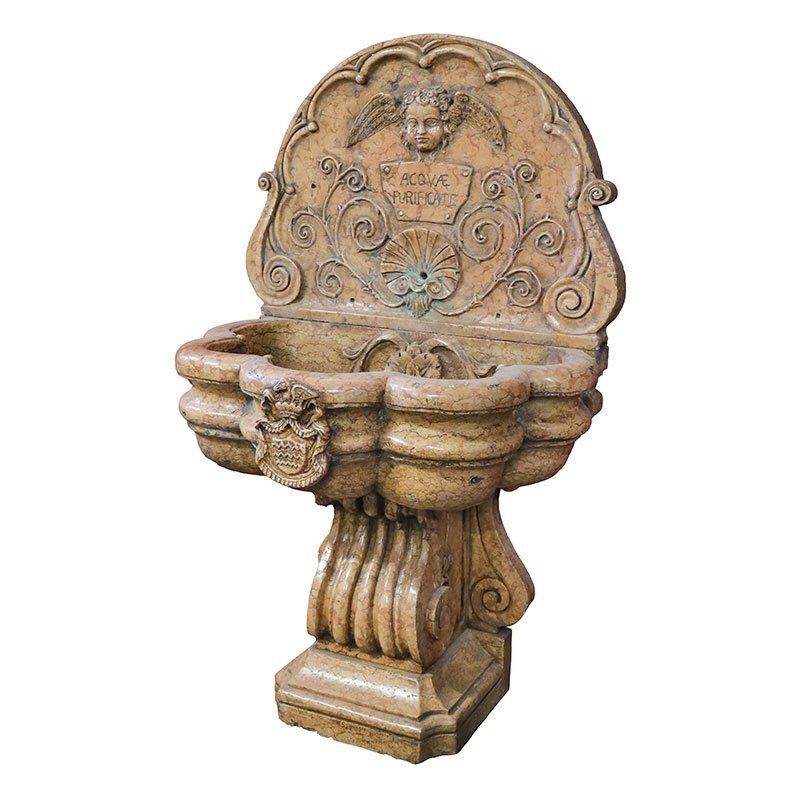 Wall Fountain With Putto, 1980s photo vinterior