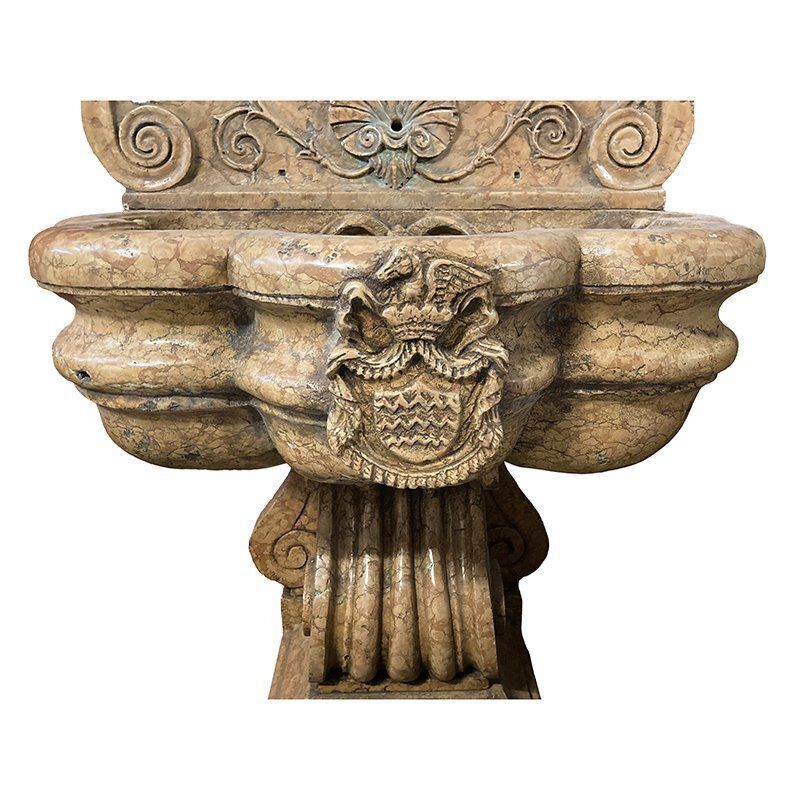 Wall Fountain With Putto, 1980s photo buy