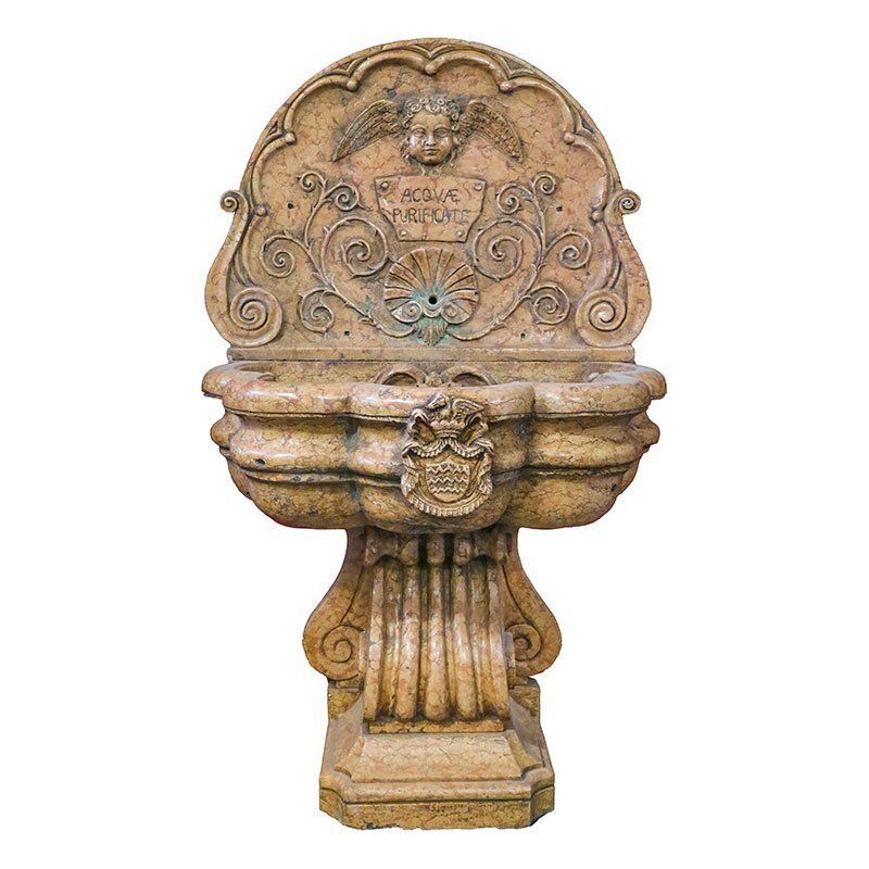 photo furniture Wall Fountain With Putto, 1980s