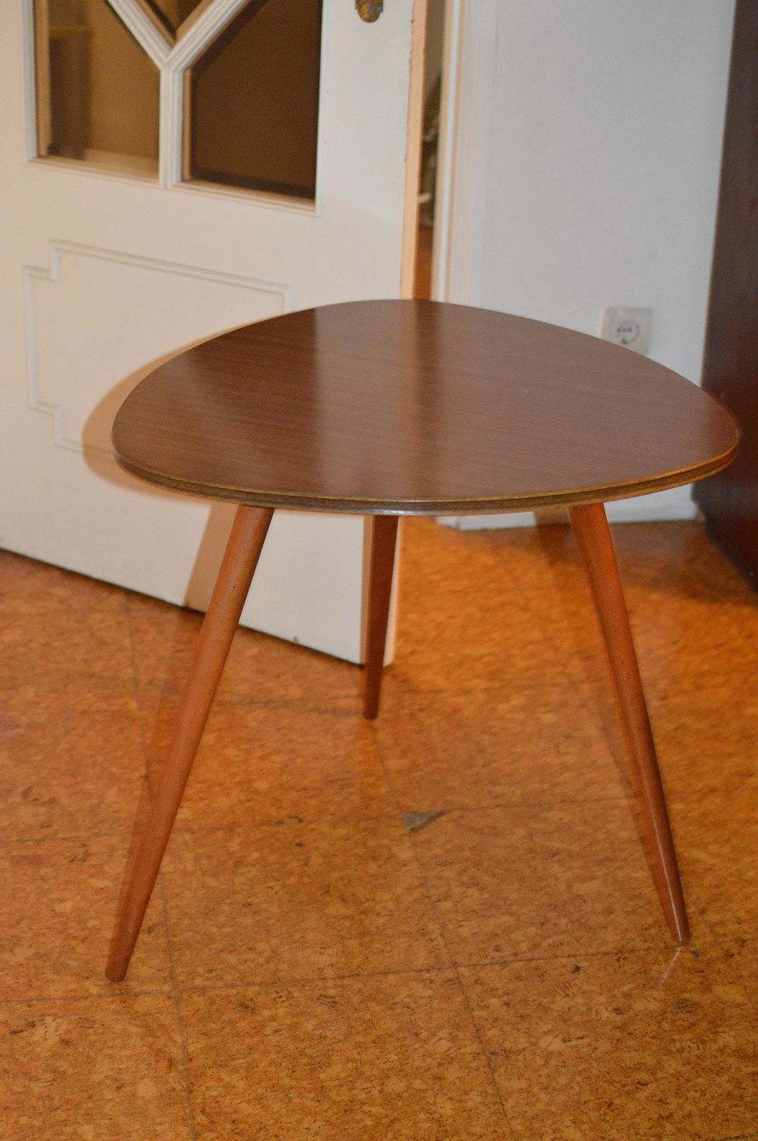 Vintage 50s Mid Century Nordic Modernist Rockabilly Desk Tripod Desk photo buy