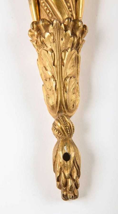 18th Century French Louis XVI Ormolu 2 Arm Sconces, 1780, Set Of 2 photo 12912.0