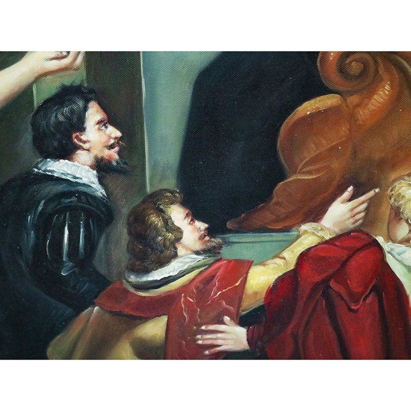 Art Nobles And Mythology, 1800s, Oil On Canvas, Framed photo