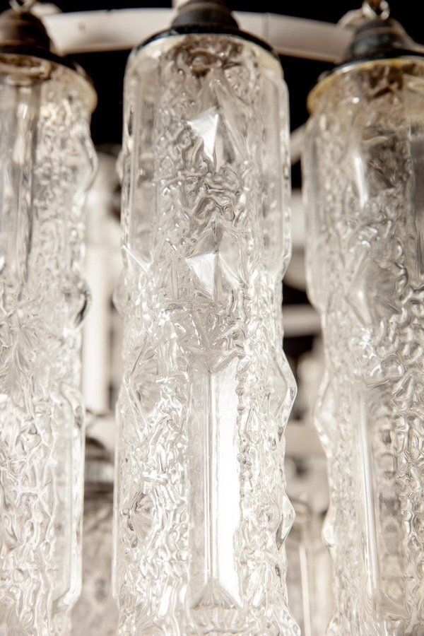 Murano Art Glass Chandelier By Aureliano Toso, 1950 photo buy